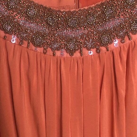 Alice & Olivia Silk Beaded Ruched Mini Dress – Size M (Tag Removed) - Picture 14 of 16